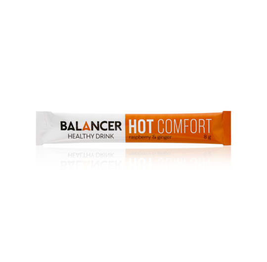 Горячий напиток для иммунитета BALANCER HOT COMFORT со вкусом «Малина-имбирь»